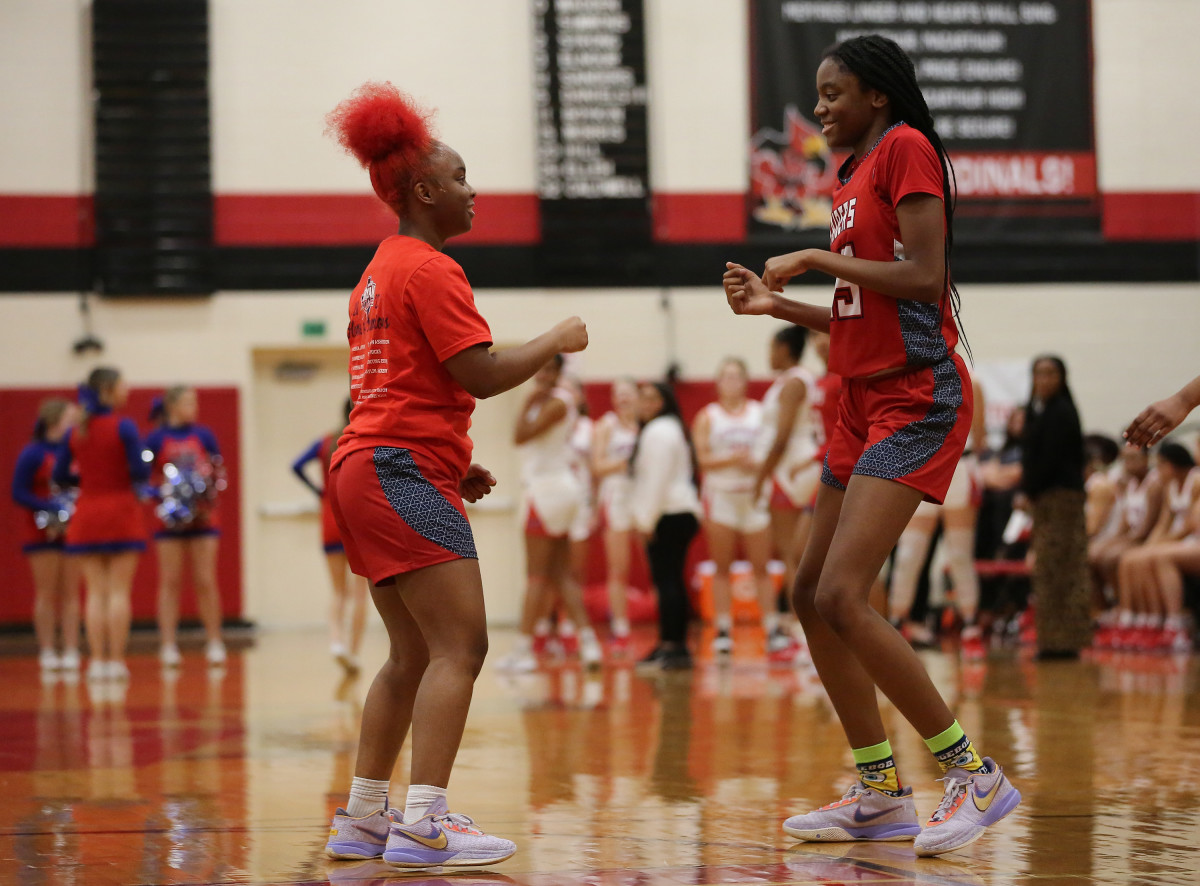Midlothian Heritage Denton Ryan Texas girls basketball UIL 5A bi-district playoffs 021423 Brian McLean 2